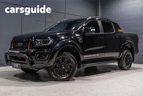 Black 2022 Ford Ranger Double Cab Pick Up Wildtrak 3.2 (4X4)