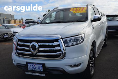 White 2021 GWM UTE Dual Cab Utility Cannon-L (4X4)