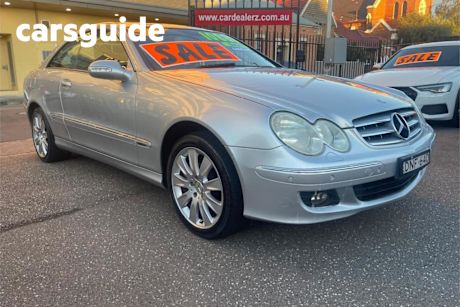 Silver 2007 Mercedes-Benz CLK280 Coupe Avantgarde