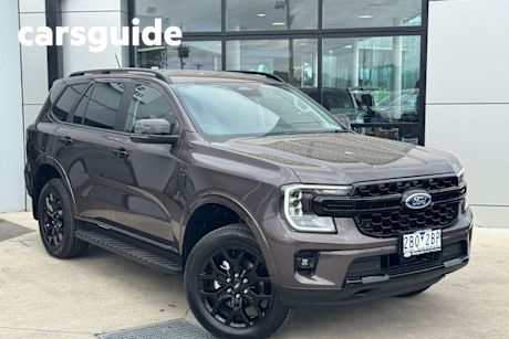 Brown 2024 Ford Everest Wagon Sport (rwd)