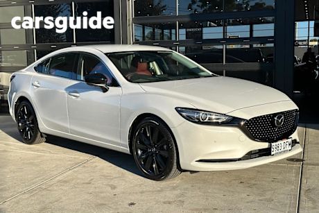 White 2024 Mazda 6 Sedan G35 GT SP