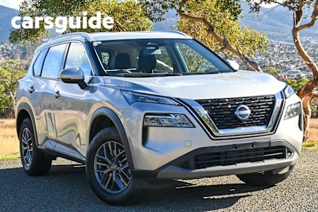 Silver 2024 Nissan X-Trail Wagon ST (4WD) 7 Seat