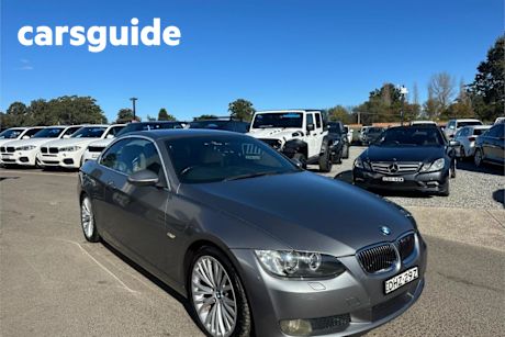 Grey 2007 BMW 325I Convertible