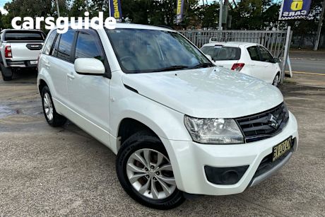 White 2013 Suzuki Grand Vitara Wagon SPORTS (4x4) JB MY13