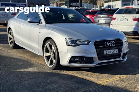 Silver 2014 Audi A5 Coupe 2.0 Tfsi Quattro