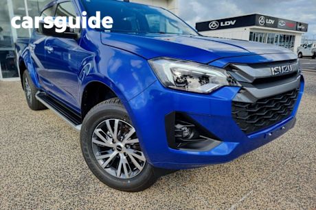 Blue 2024 Isuzu D-MAX Crew Cab Utility LS-U (4X4)