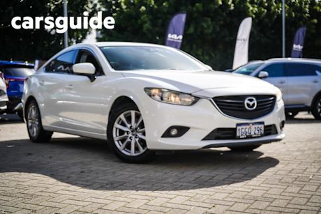 White 2016 Mazda 6 Sedan Sport