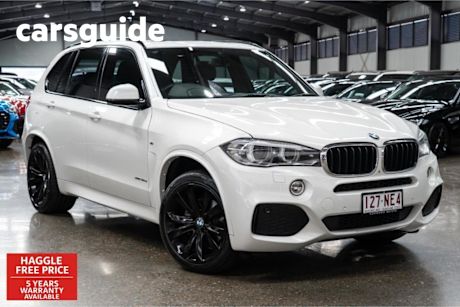 White 2015 BMW X5 Wagon Xdrive 30D
