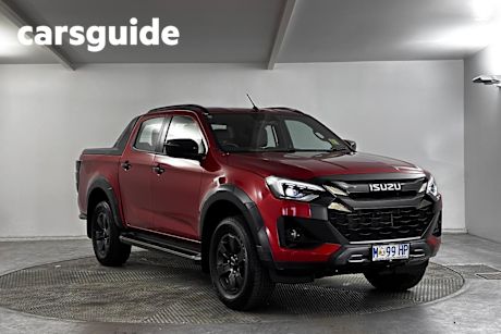 Orange 2024 Isuzu D-MAX Crew Cab Utility X-Terrain (4X4)