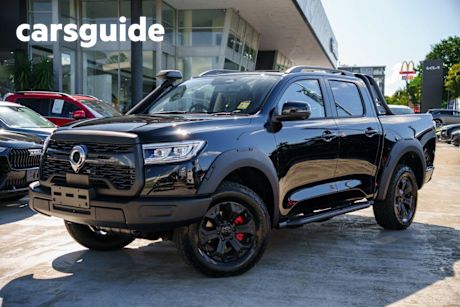 Black 2025 GWM Cannon Dual Cab Utility XSR (4X4)