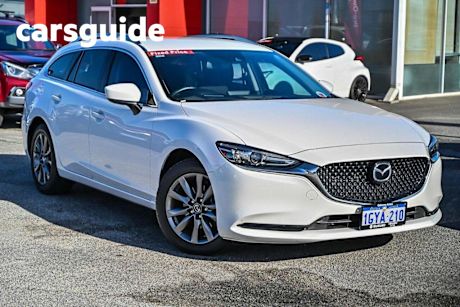 White 2019 Mazda 6 Wagon Sport (5YR)