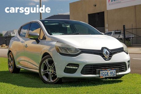 White 2014 Renault Clio Hatchback GT