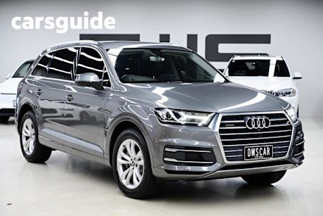 Grey 2015 Audi Q7 Wagon 3.0 TDI Quattro