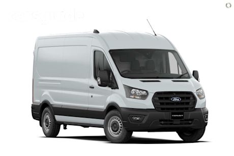 White 2024 Ford Transit Commercial 350L (Mid Roof)