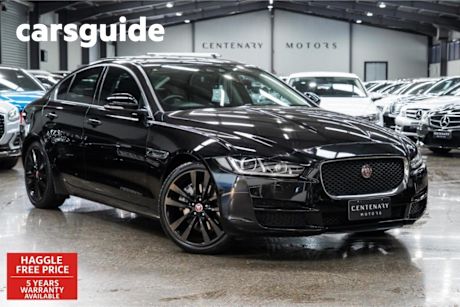Black 2016 Jaguar XE Sedan 20T Prestige