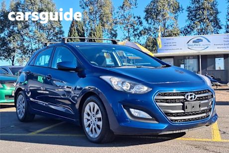 Blue 2015 Hyundai I30 Hatchback Active 1.6 Crdi