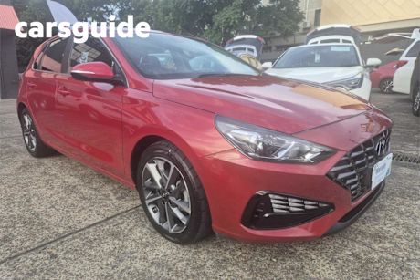 Red 2022 Hyundai I30 Hatchback Active