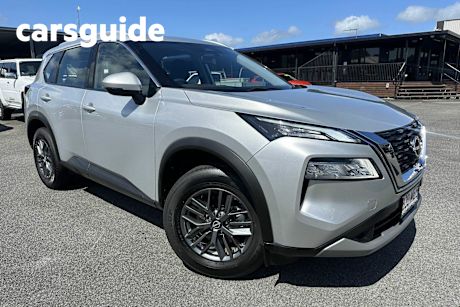 Silver 2024 Nissan X-Trail Wagon ST (4WD) 7 Seat