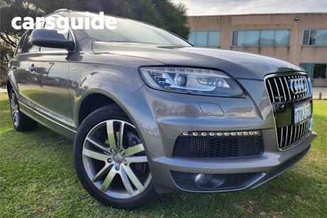 Grey 2012 Audi Q7 Wagon 3.0 TDI Quattro