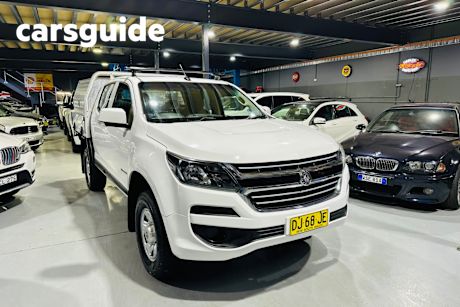 White 2018 Holden Colorado Crew Cab Chassis LS (4X2)