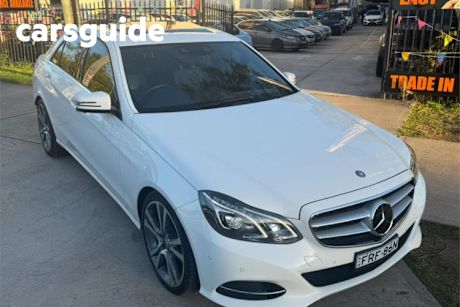 White 2014 Mercedes-Benz E250 Sedan