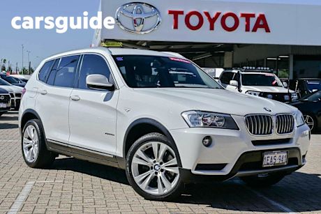 White 2012 BMW X3 Wagon Xdrive 30D