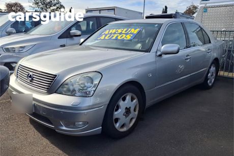 Silver 2002 Lexus LS430 Sedan