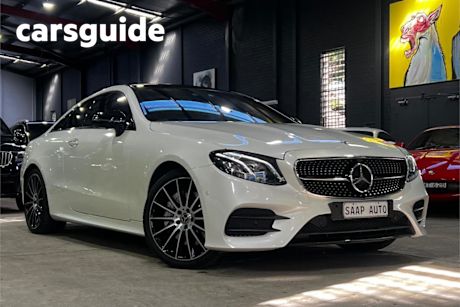 White 2017 Mercedes-Benz E400 Coupe