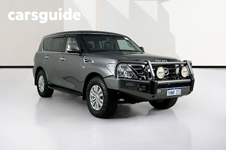 Grey 2019 Nissan Patrol Wagon TI (4X4) (5YR)