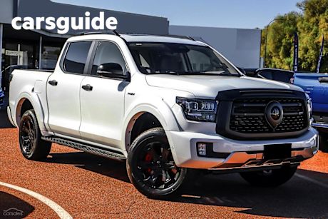 White 2025 GWM Cannon Alpha Dual Cab Utility Ultra Phev (4X4)