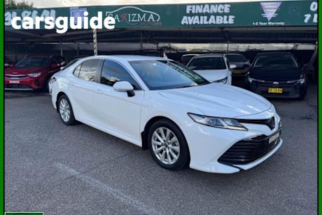 White 2019 Toyota Camry Sedan Ascent