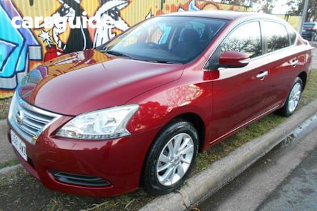 Red 2013 Nissan Pulsar Sedan ST-L