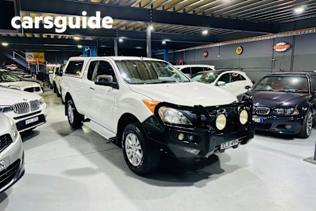 White 2013 Mazda BT-50 Freestyle Utility XTR (4X4)