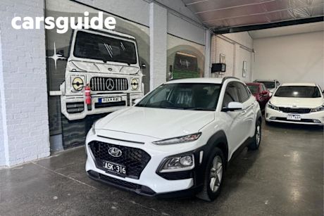 White 2018 Hyundai Kona Wagon Active