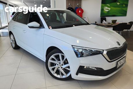 White 2023 Skoda Scala Hatchback Signature 110TSI