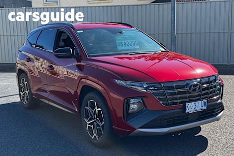 Red 2022 Hyundai Tucson Wagon Elite N Line (fwd)