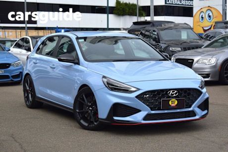 Blue 2021 Hyundai I30 Hatchback N