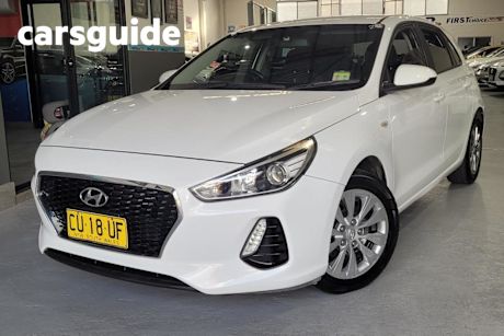 White 2019 Hyundai I30 Hatchback GO