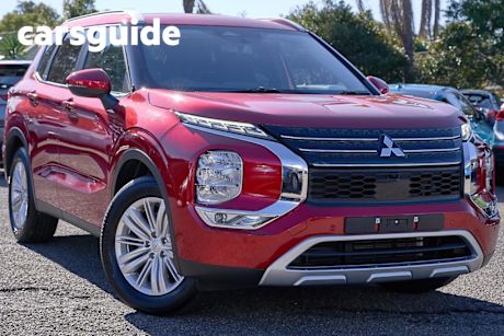 Red 2024 Mitsubishi Outlander Wagon LS 7 Seat (2WD)