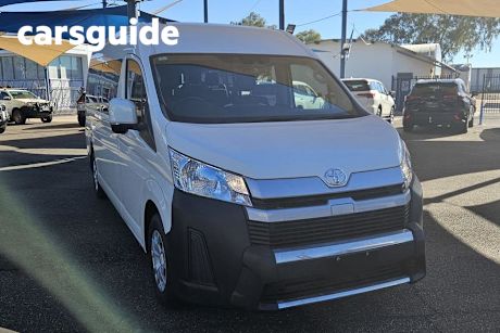 White 2020 Toyota Hiace Commercial Commuter High Roof Super LWB