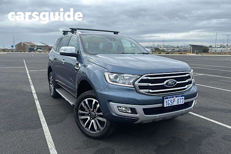 Blue 2019 Ford Everest Wagon Titanium (4WD 7 Seat)