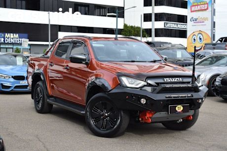 Orange 2022 Isuzu D-MAX Crew Cab Utility X-Terrain (4X4)