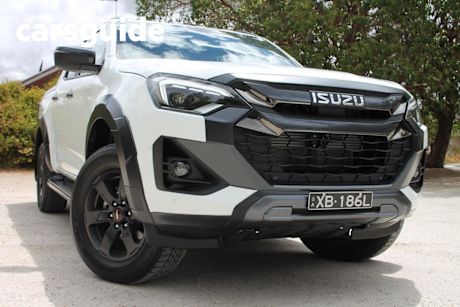 White 2024 Isuzu D-MAX Crew Cab Utility X-Terrain (4X4)