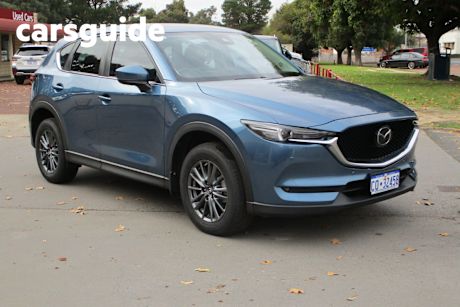 Blue 2021 Mazda CX-5 Wagon Touring (awd)