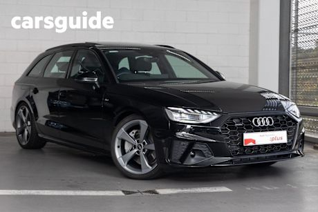Black 2023 Audi A4 Wagon Avant 45 Tfsi Quat S Line Mhev