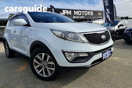 White 2014 Kia Sportage Wagon PLATINUM (AWD) SL SERIES 2