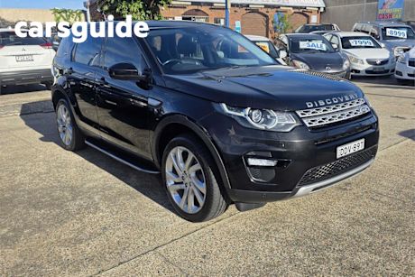 Black 2015 Land Rover Discovery Sport Wagon TD4 HSE