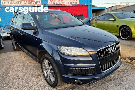Blue 2012 Audi Q7 Wagon 3.0 TDI Quattro