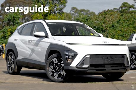 White 2025 Hyundai Kona Wagon Hybrid