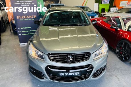 Grey 2016 Holden Commodore Sportswagon SV6 Black Pack